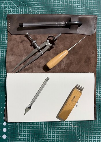 Hakiki deri defter kılıfı