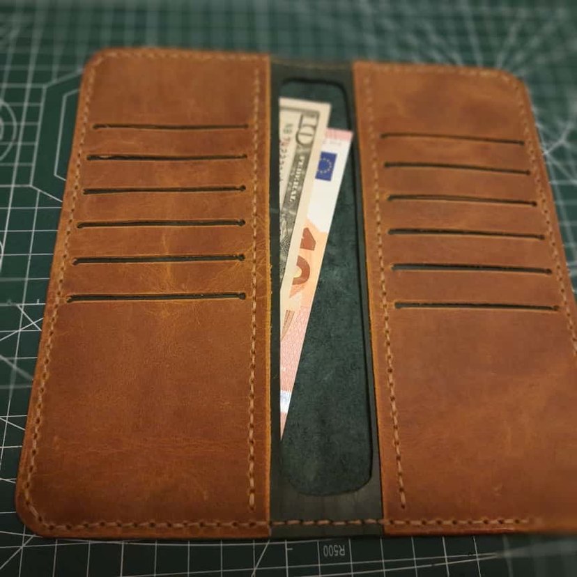 Hakiki deri telefon cüzdanı - Görsel 4