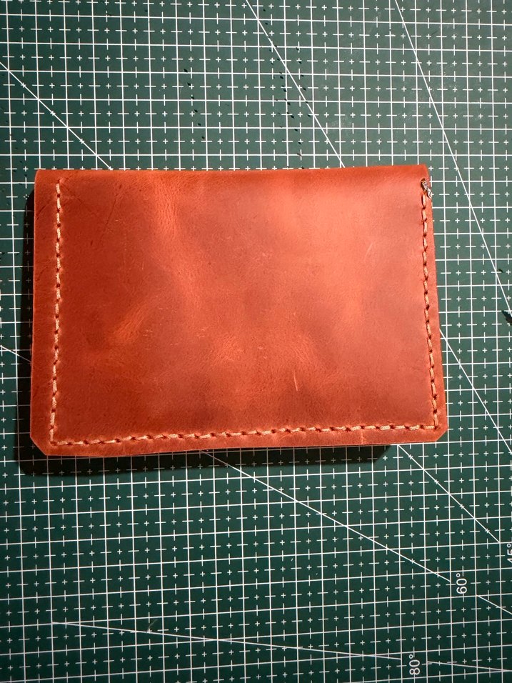 Hakiki deriden el yapımı cüzdan - Görsel 3