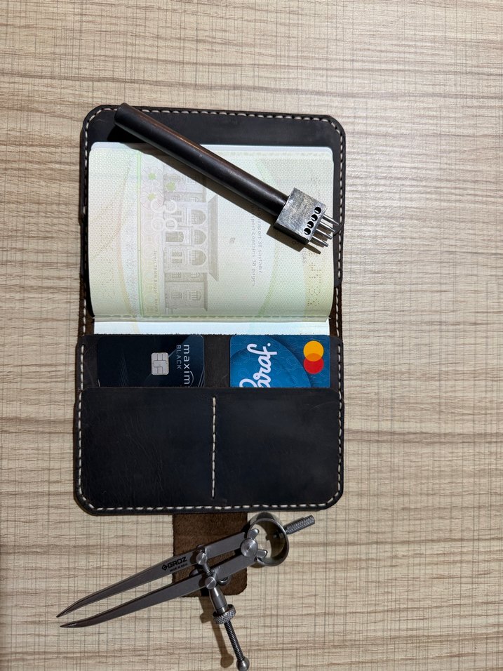 Hakiki deri pasaport kılıfı - Görsel 2