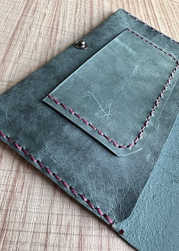 Hakiki deri tütün kesesi - Görsel 3