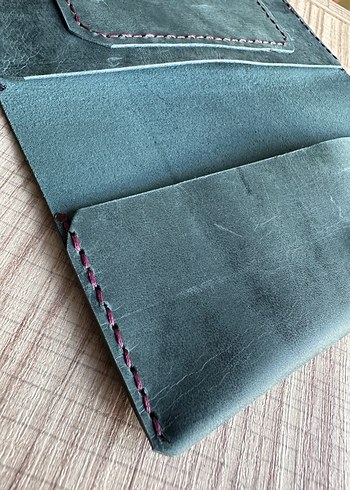 Hakiki deri tütün kesesi - Görsel 4