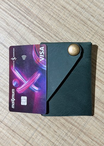 Hakiki deri origami kartlık - Görsel 4