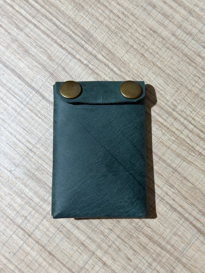 Hakiki deri origami kartlık - Görsel 2