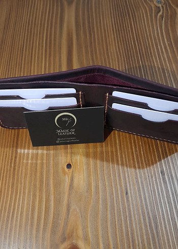 Hakiki deri baba cüzdan - Görsel 2