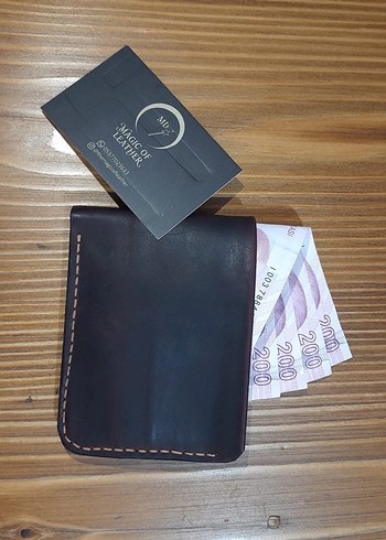 Hakiki deri baba cüzdan - Görsel 3