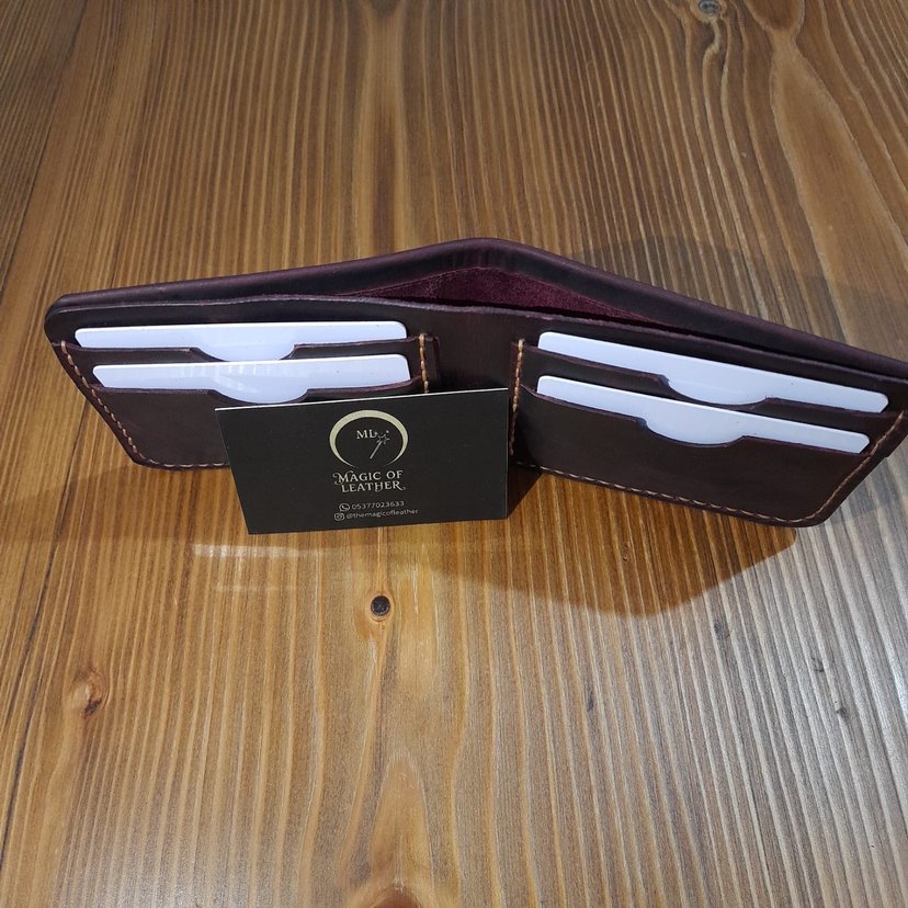 Hakiki deri baba cüzdan - Görsel 2