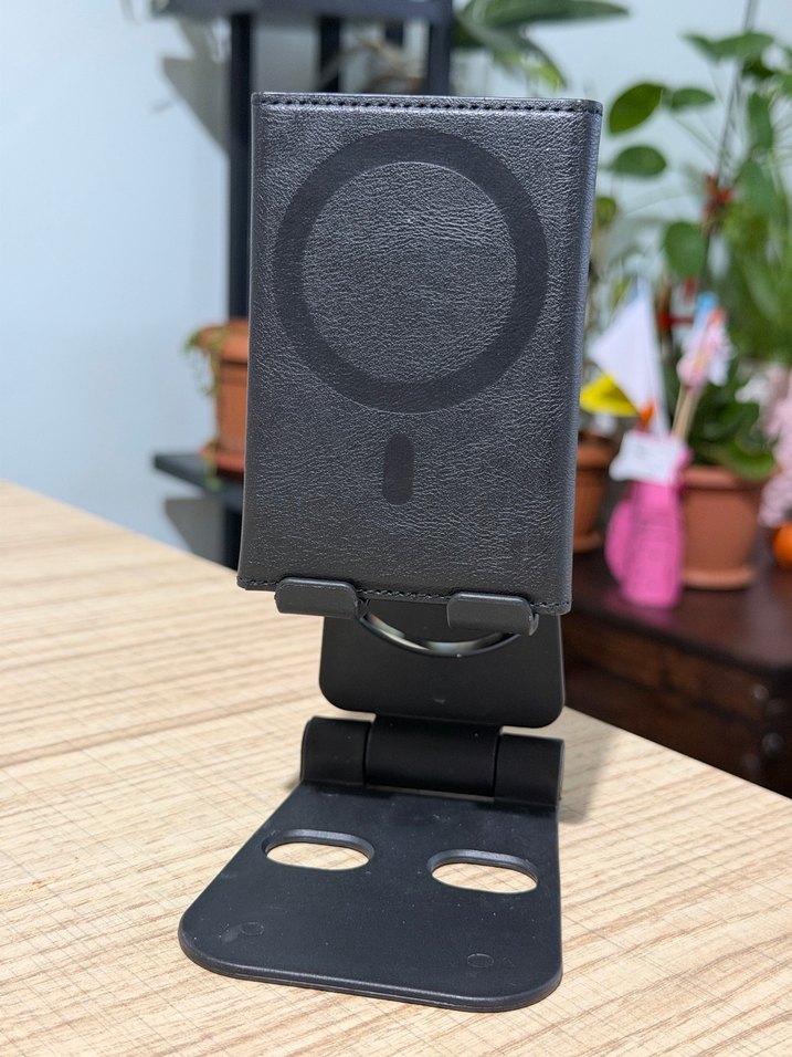 Suni deri magsafe cüzdan - Görsel 2