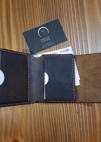 Hakiki deri el işçiliği cüzdan - Görsel 3