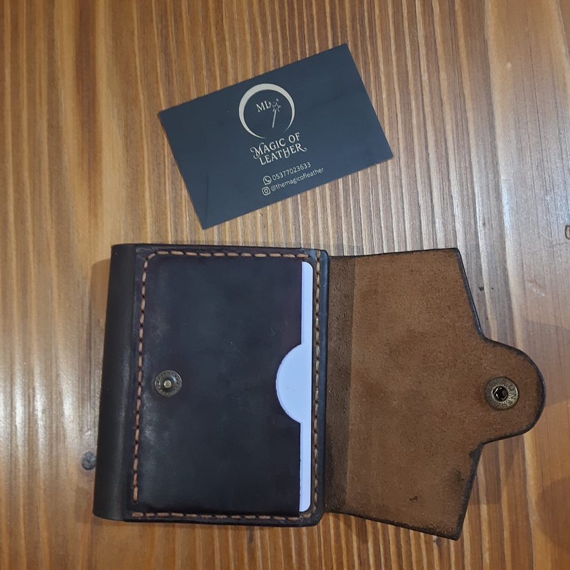 Hakiki deri el işçiliği cüzdan - Görsel 2