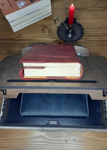 Hakiki deri kitap kılıfı - Görsel 7