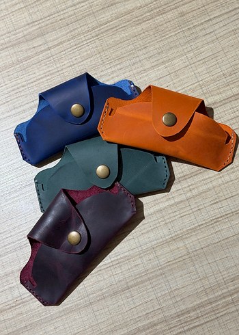 Hakiki deri gözlük kılıfı - Görsel 2