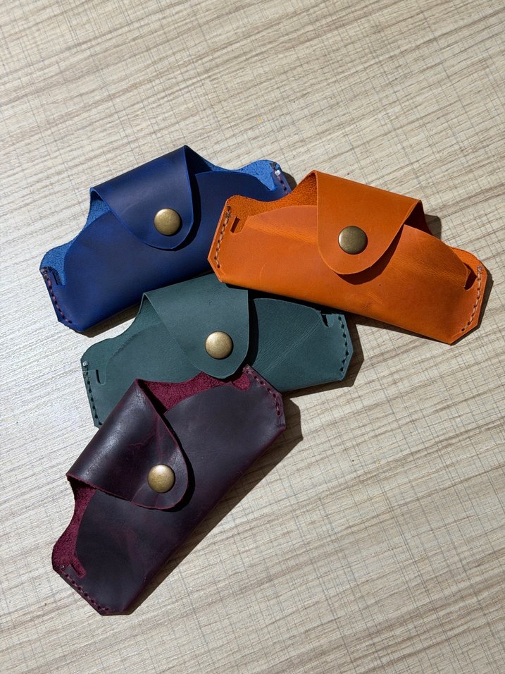 Hakiki deri gözlük kılıfı - Görsel 2