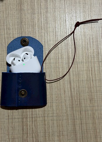 Hakiki deriden kulaklık kılıfı - Görsel 4