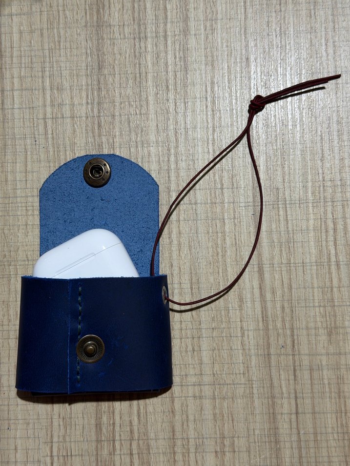 Hakiki deriden kulaklık kılıfı - Görsel 3