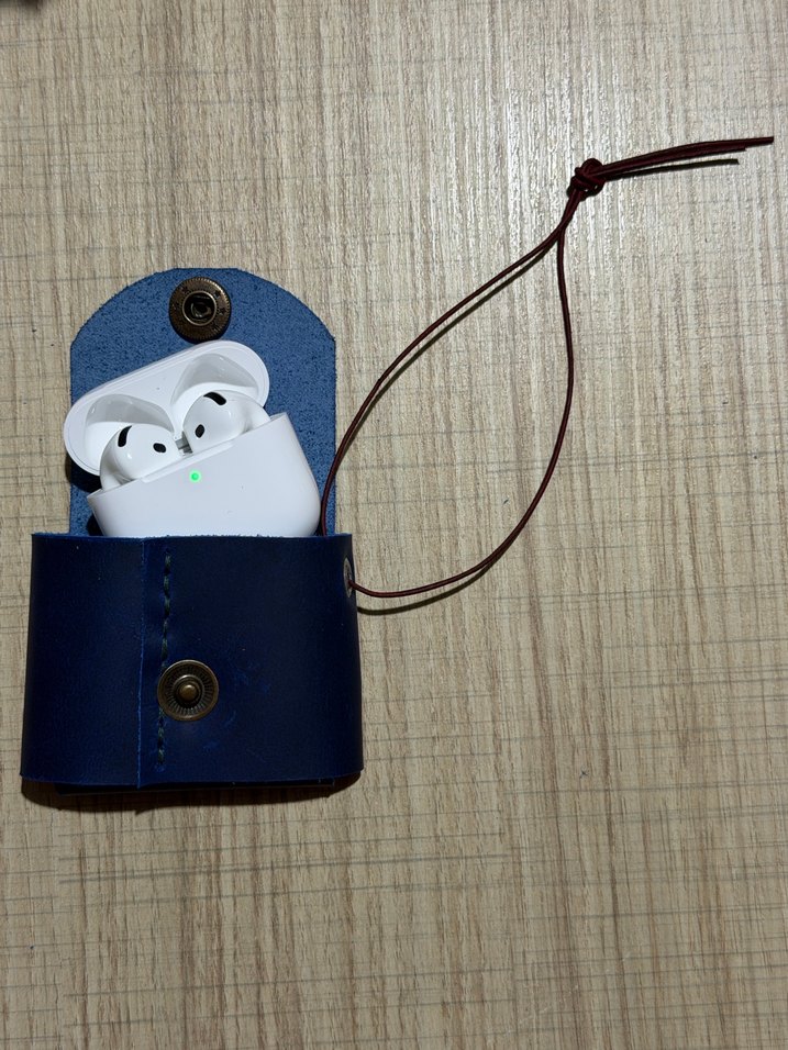 Hakiki deriden kulaklık kılıfı - Görsel 4