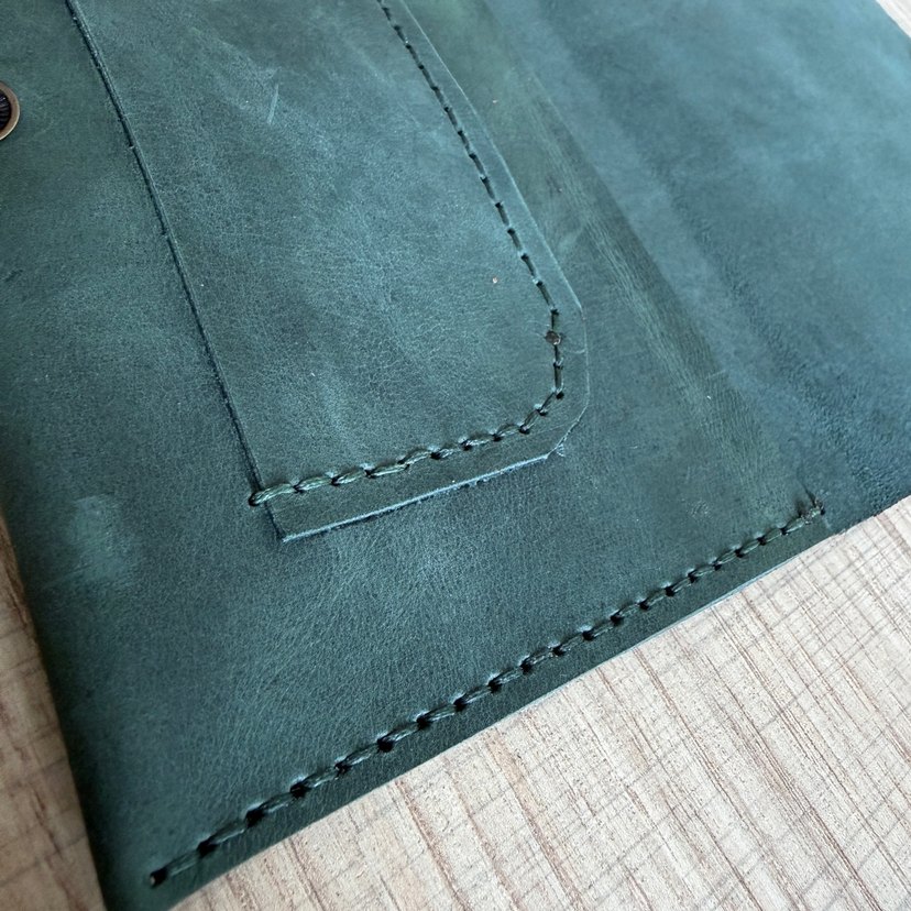 Hakiki deri tütün kesesi - Görsel 5