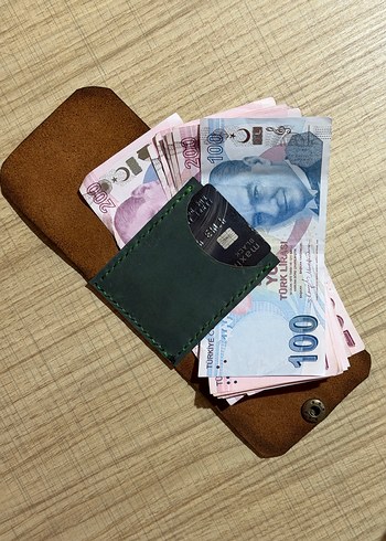 Modern tasarım hakiki deri cüzdan - Görsel 2