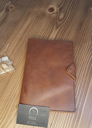 Hakiki deri defter / ajanda kılıfı - Görsel 7