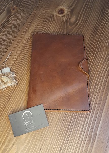 Hakiki deri defter / ajanda kılıfı - Görsel 6