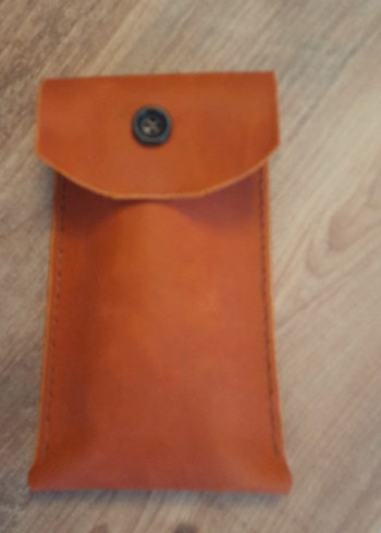 Hakiki deri saat/gözlük kılıfı - Görsel 4