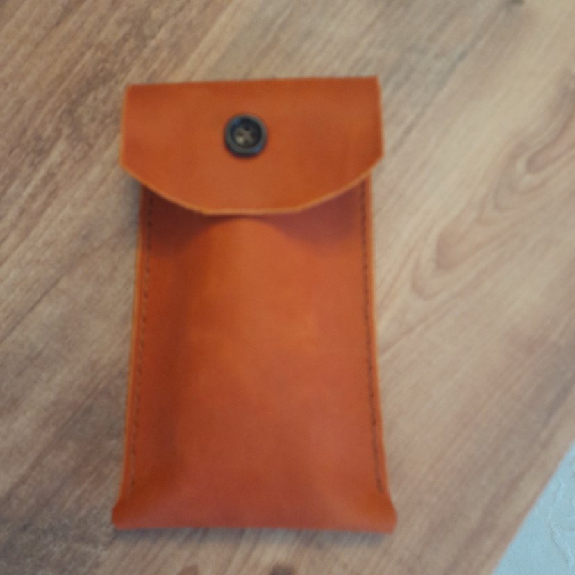 Hakiki deri saat/gözlük kılıfı - Görsel 4