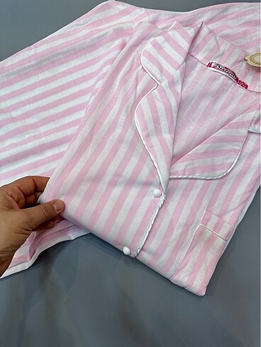 Pijama takım önden düğmeli