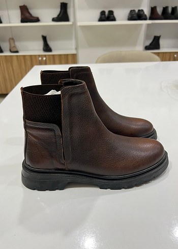 Kahverengi Deri Erkek Bot - Görsel 4