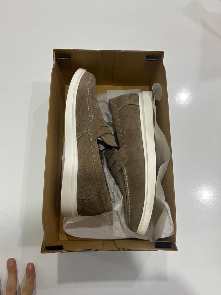 Bej Süet Erkek Günlük Loafer Ayakkabı - Görsel 3