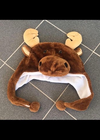Kahverengi Peluş Geyik Çocuk Bere