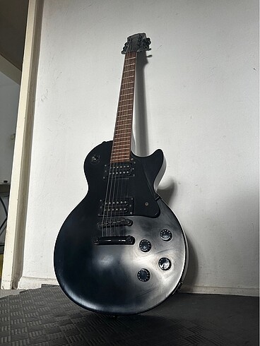 Epiphone Goth Les Paul - Pitch Black Elektro Gitar.