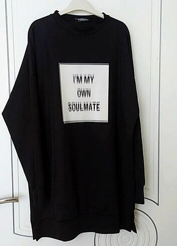 Soul marka siyah tunik sweatshirt 