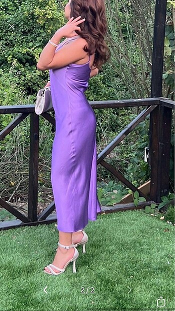 Zara Saten elbise