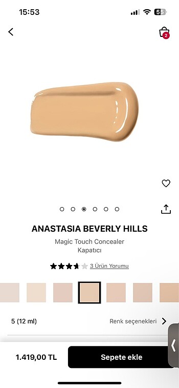  Beden Renk Anastasia Beverly Hills kapatıcı