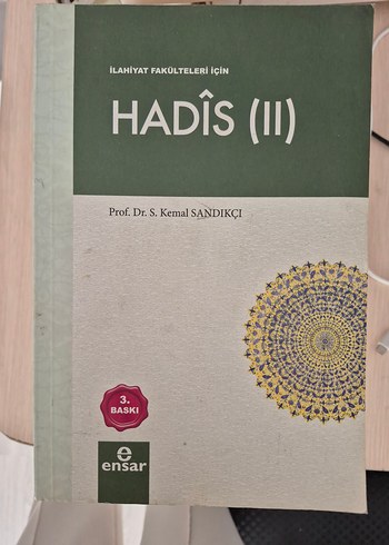 Hadis (II) - Prof. Dr. S. Kemal Sandıkçı