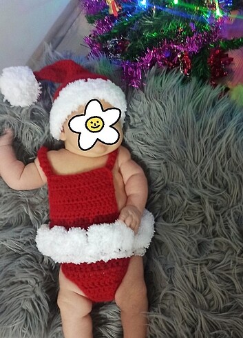 Diğer 0-5 ay bebek yılbaşı kostümü