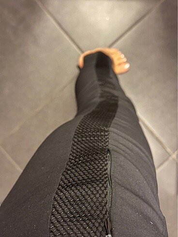 s Beden Zara marka dar paça siyah kumaş pantolon