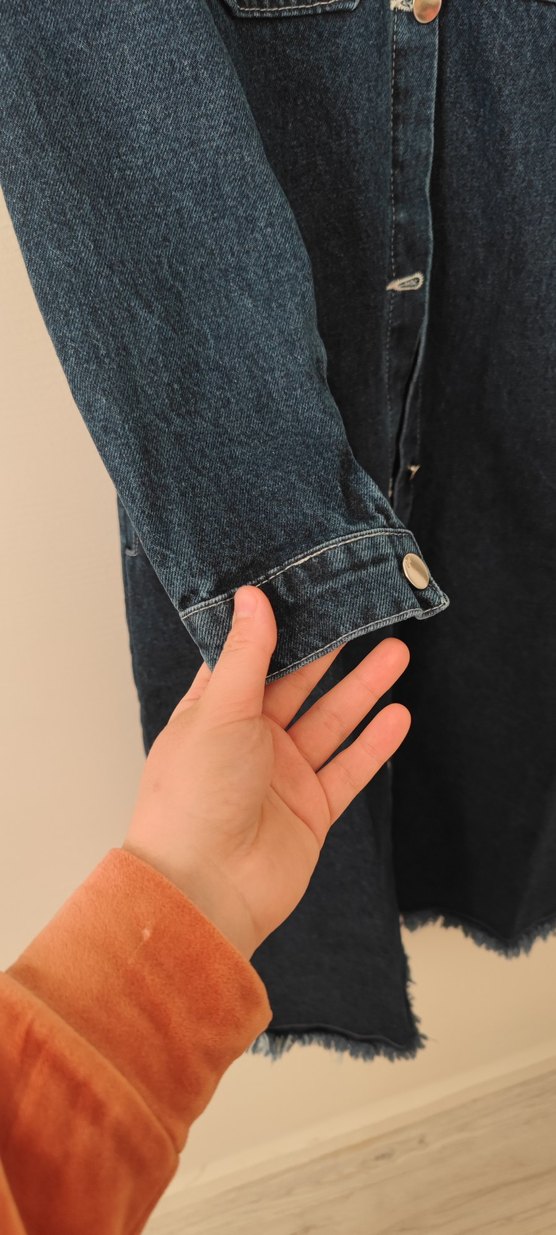 kadın kot elbise - Görsel 2