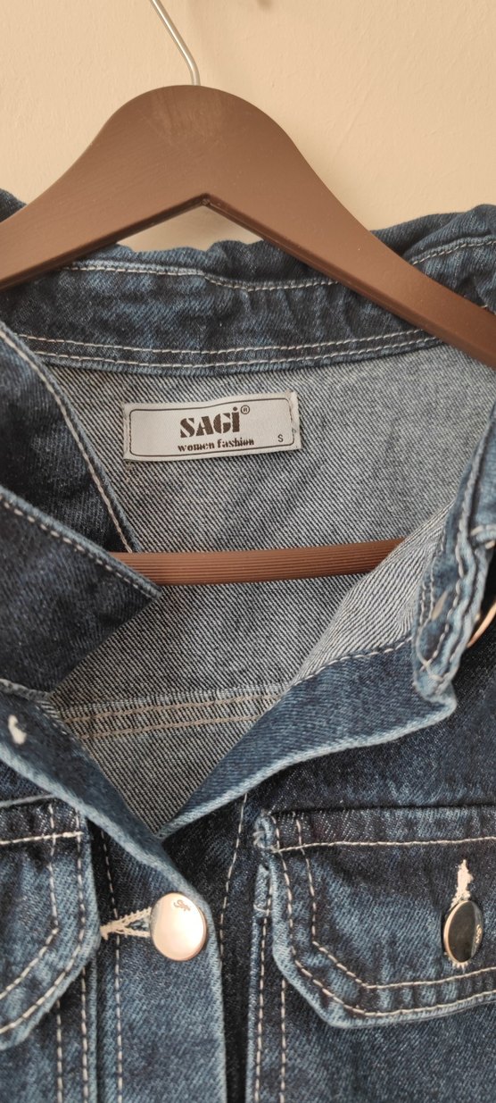 kadın kot elbise - Görsel 3