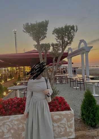 s Beden camel Renk Manuka Elbise