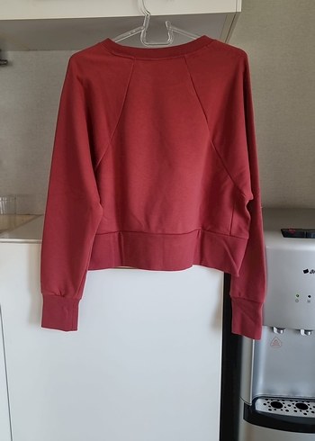 m Beden kırmızı Renk Koyu Kırmızı Kadın Sweatshirt