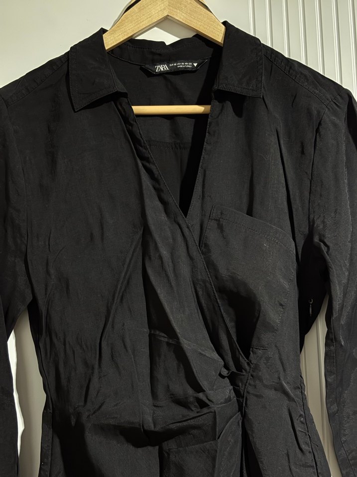 Siyah Midi Kadın Tunik Elbise - Görsel 2