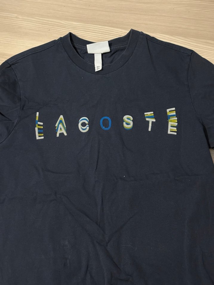 Lacoste Lacivert Baskılı Erkek Tişört - Görsel 2