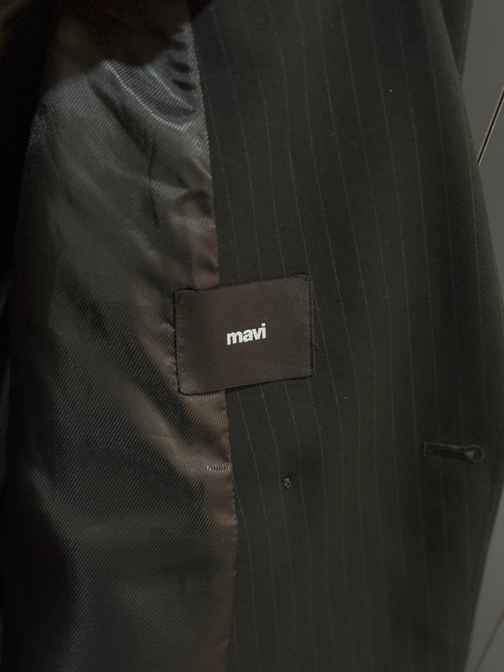 Düğmeli Siyah Kadın Blazer Ceket - Görsel 3