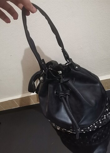  Beden siyah Renk Kadın siyah şık çanta 