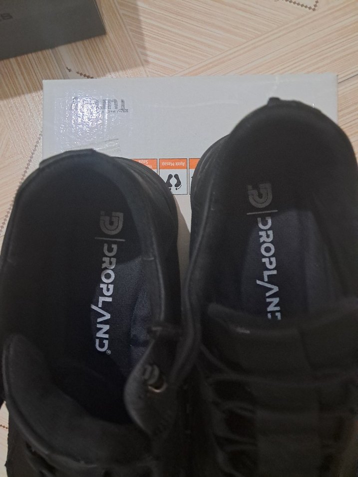 Siyah Erkek Street Style Bağcıklar - Görsel 2