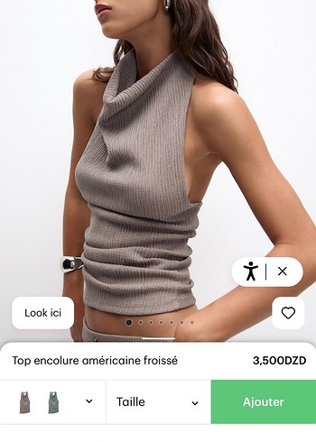 Gri Straplez Fit Kadın Süveter