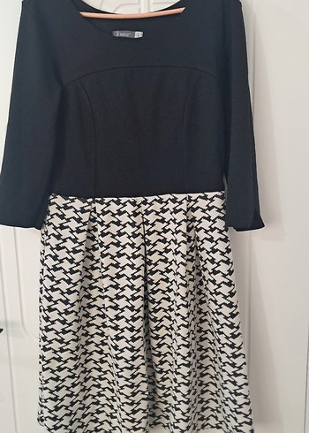 Kadın Siyah Pilili Midi Etek - Görsel 2