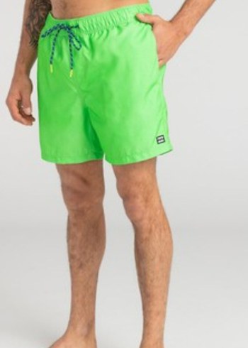 Parlak Yeşil Mini Erkek Deniz Şortu - Görsel 2