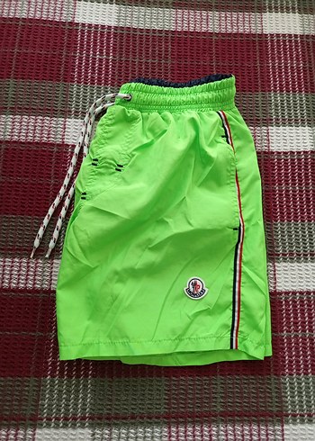 Parlak Yeşil Mini Erkek Deniz Şortu - Görsel 4